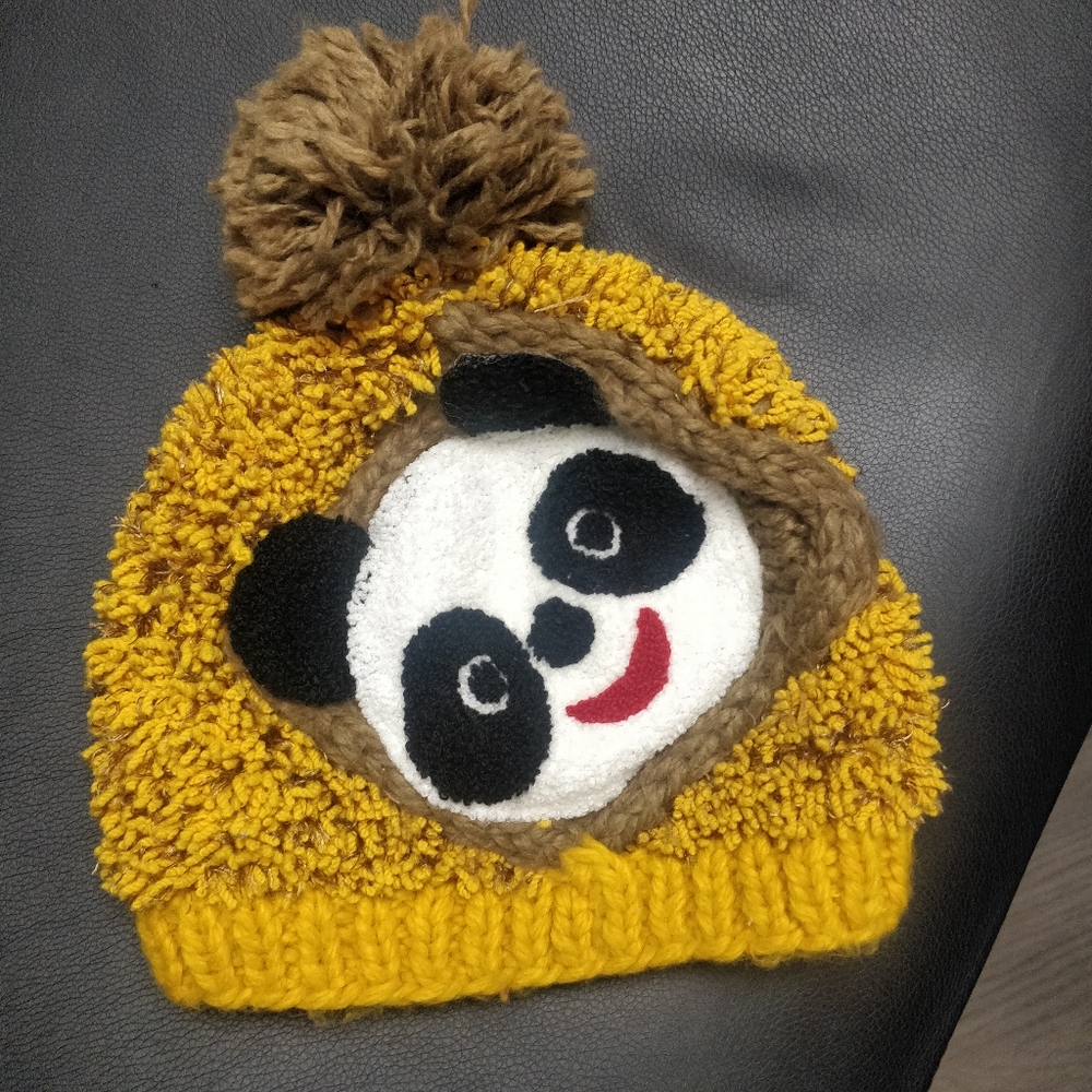 Cute Winter Beanie Knitted Hats , women's hat, big girls hat